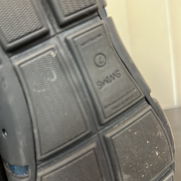 𝅺SWIMS Mesh and Rubber Penny Loafer Shoes blue size 7 - Picture 6 of 7